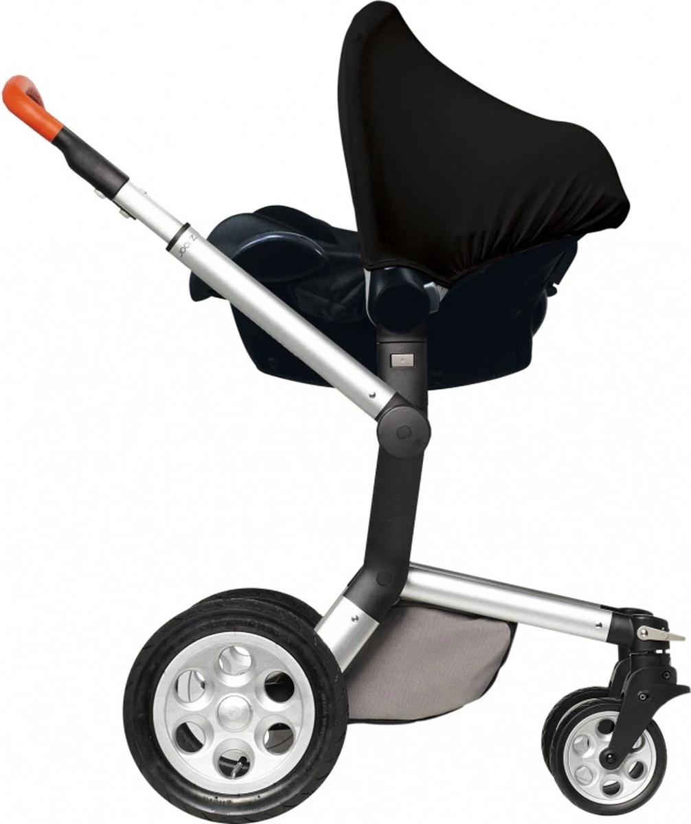 Dooky Hoody Autostoel Zonnekap - UV Werend - Black - Afbeelding 4