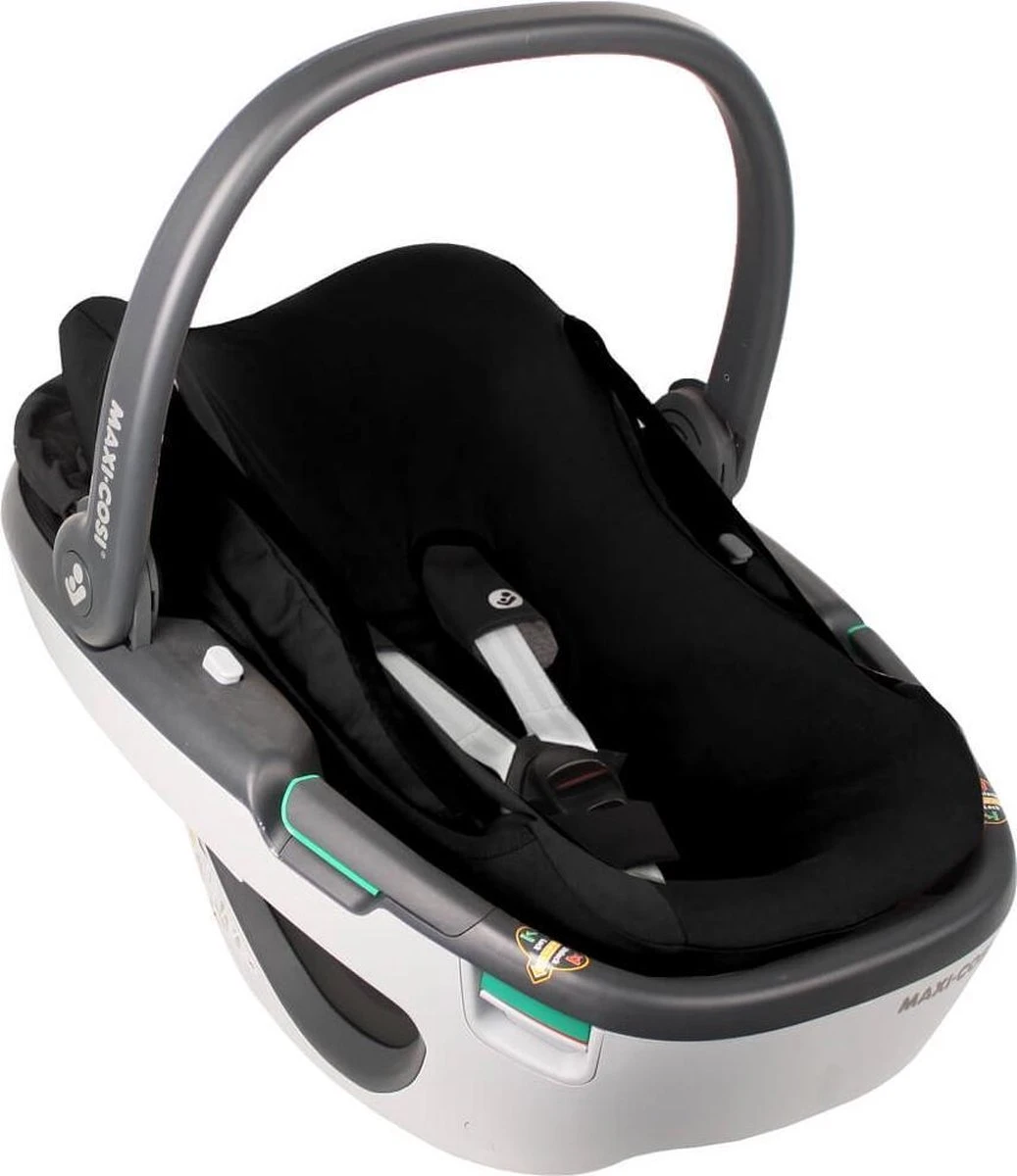 Ukje Beschermhoes - Geschikt Voor Maxi Cosi Coral - Autostoel - Hoes - Perfecte Pasvorm - Zwart
