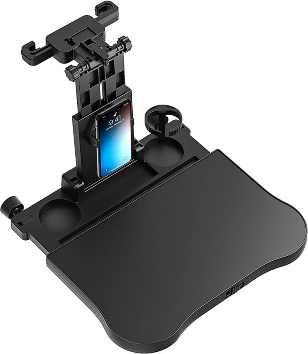 Multifunctionele Auto Tafel Voor Laptop Achterbank Snacks Fast Food Eetbak Drinken Computer Stoel Eettafel Beker Hoofdsteun Houder Klaptafel Stand Voor Telefoon & Tablet IPad - Afbeelding 19