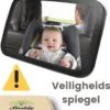 Baby Autospiegel - Universeel - Verstelbare Spiegel - Maxi Cosi Spiegel - Kind Auto Accessoires - Achterbank - Veiligheidsspiegel - Hoofdsteun - Autostoel
