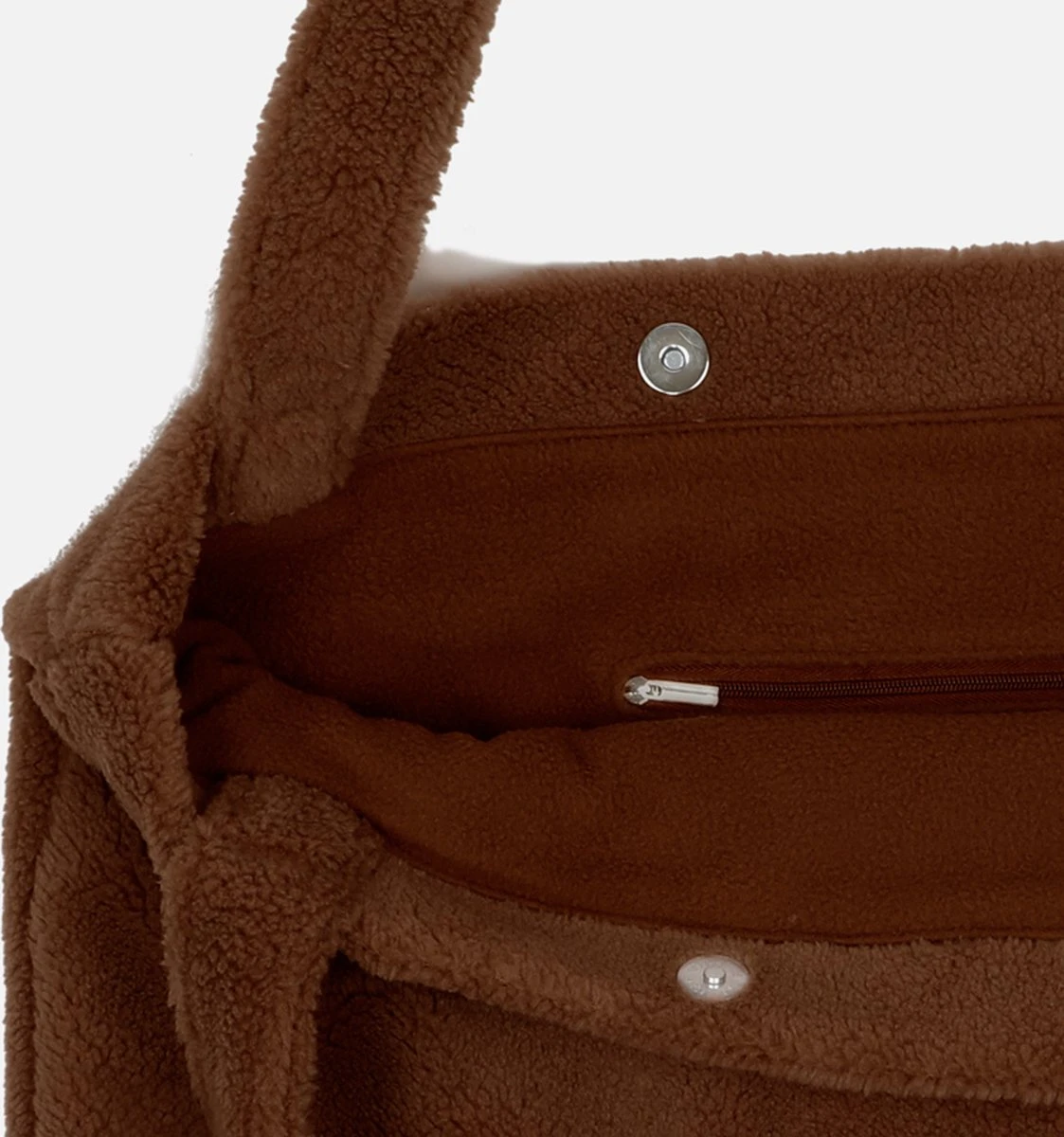 Mozz Mom Bag Teddy Cognac - Afbeelding 3