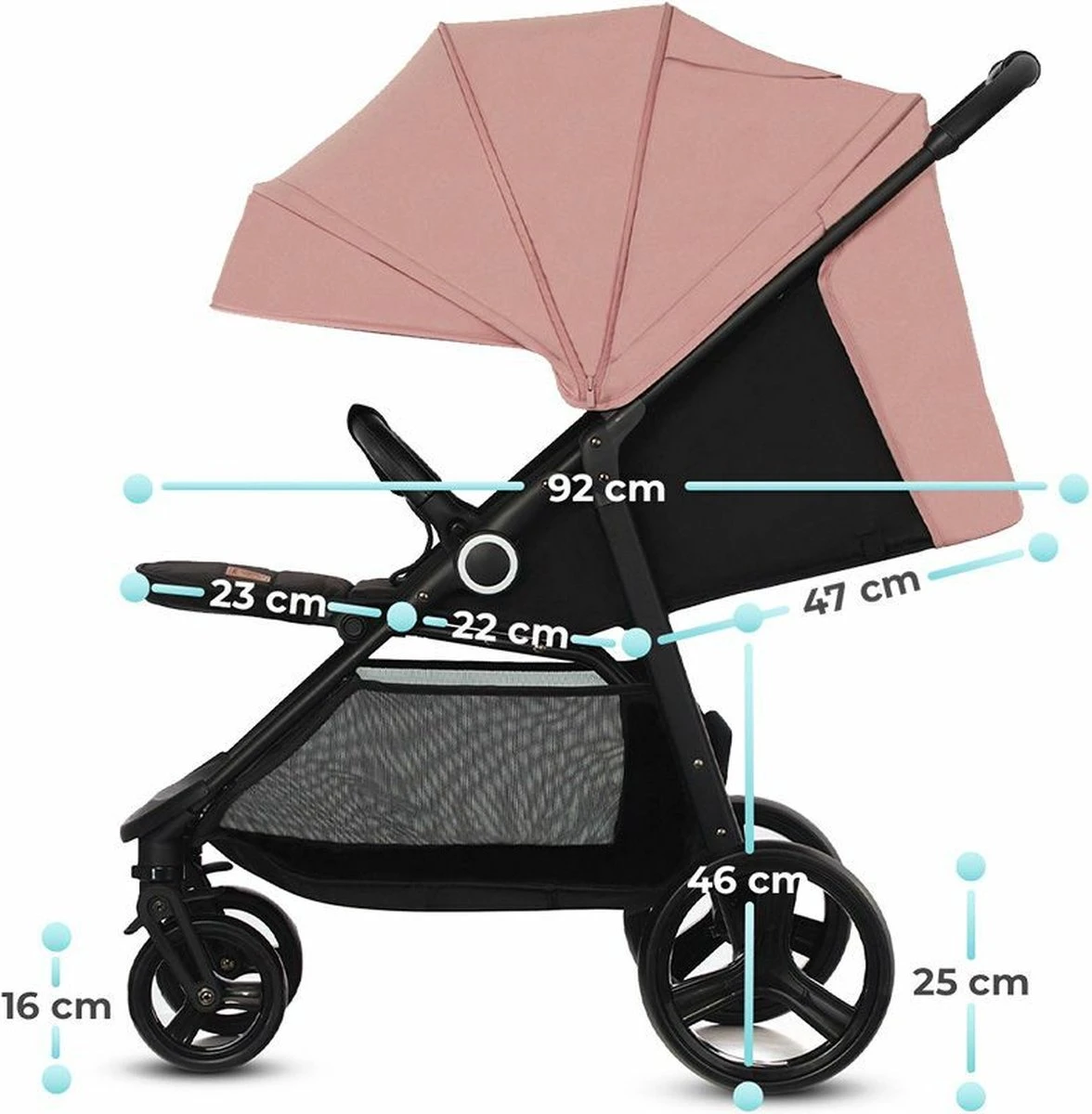 Kinderkraft Wandelwagen Grande Plus - Grey - Afbeelding 3
