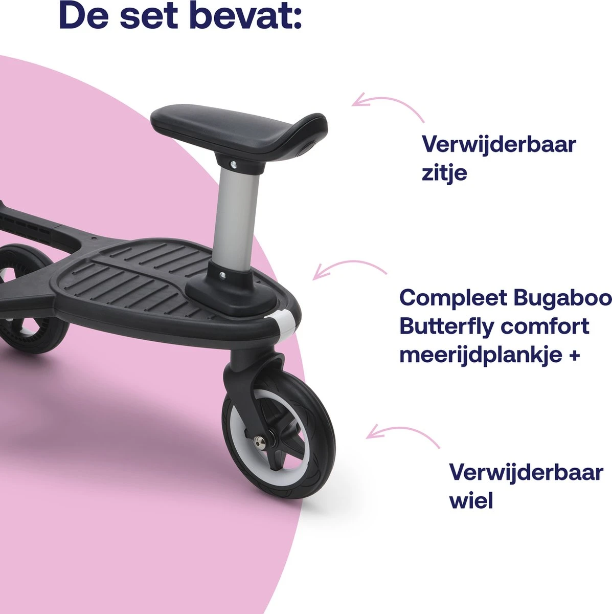Bugaboo Butterfly Comfort Meerijdplankje+ - Afbeelding 4