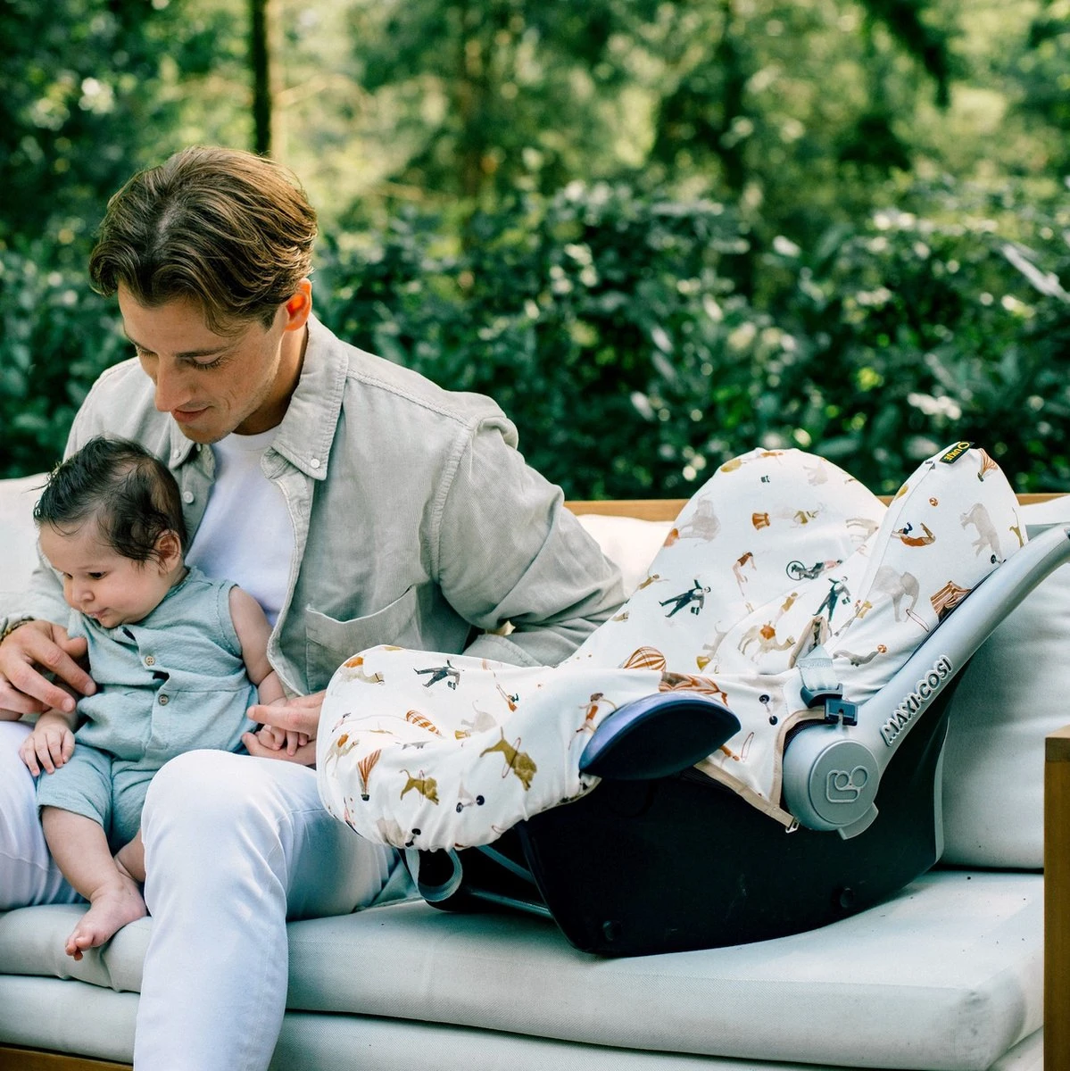 Hoes Zomerhoes Autostoelhoes Voor Maxi-Cosi Cabriofix, Citi En Pebble - Circus - Afbeelding 9