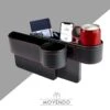 MOVENDO® - Luxe Auto Organizer Bestuurder En Bijrijder - Autostoel Opbergdoos Met Bekerhouder - Opbergen Auto Accessoires - Auto Accessories - Smartphone Telefoon Houder Geschikt Voor Tablet IPad Samsung Tab En Nintendo Switch - Cadeautje