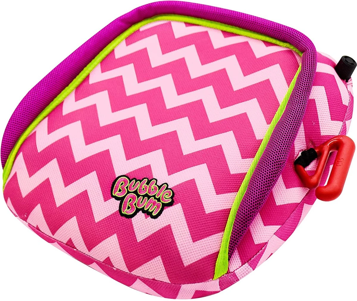 BubbleBum - Inflatable Child's Safety Booster Seat - Raspberry