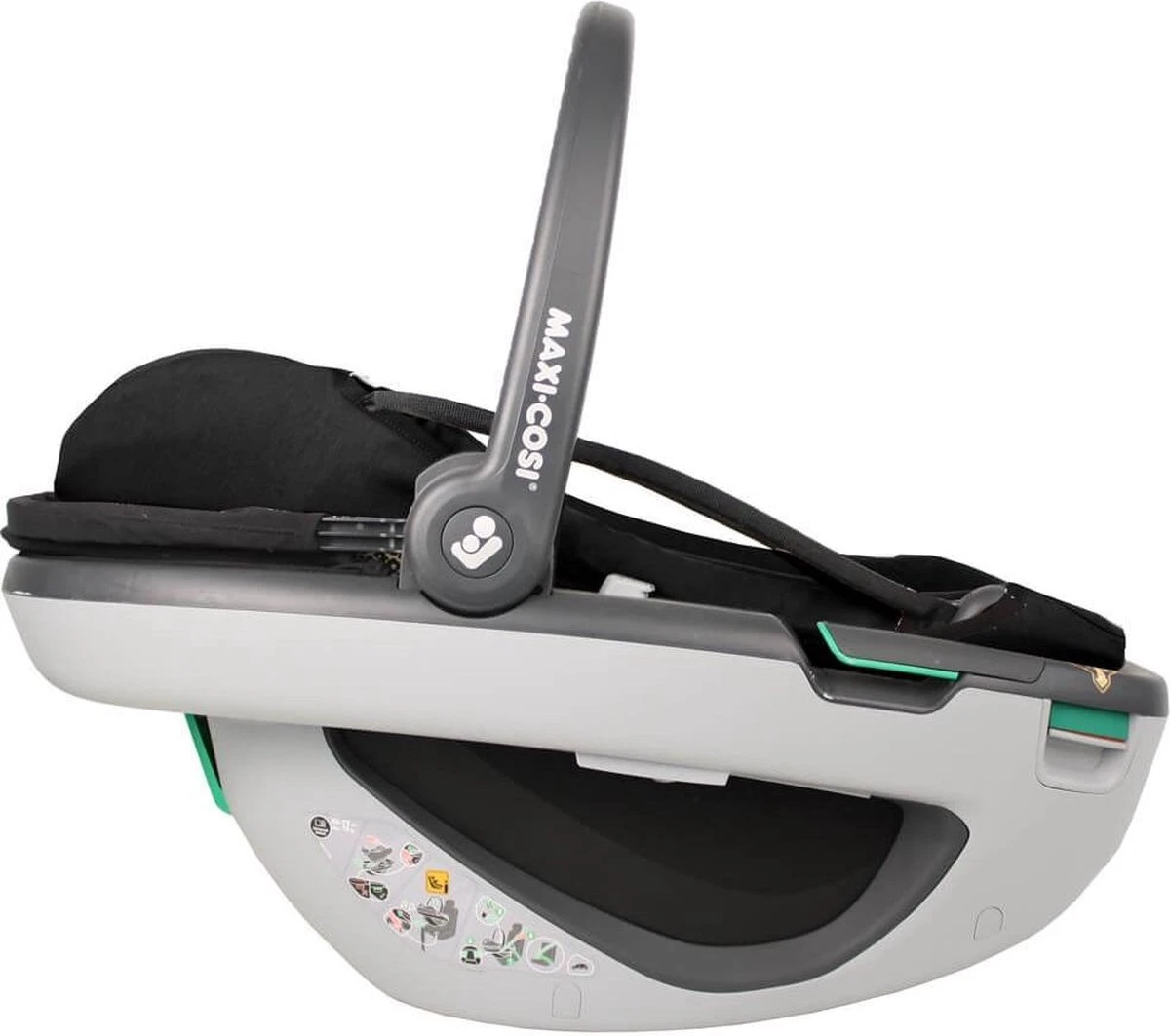 Ukje Beschermhoes - Geschikt Voor Maxi Cosi Coral - Autostoel - Hoes - Perfecte Pasvorm - Zwart - Afbeelding 5