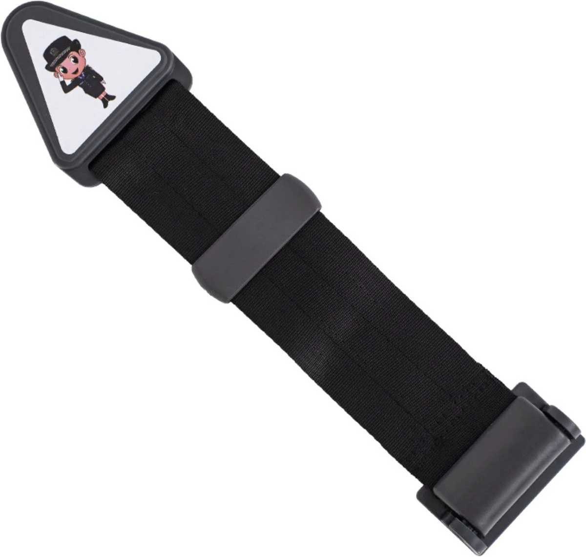 Gordelspanner Voor Kinderen Zwart - Gordelbeschermer Tegen Snijden In De Nek - Gordelclip Gordelversteller Gordelverlenger - Gordelklem Voor Kinderen - Afbeelding 2