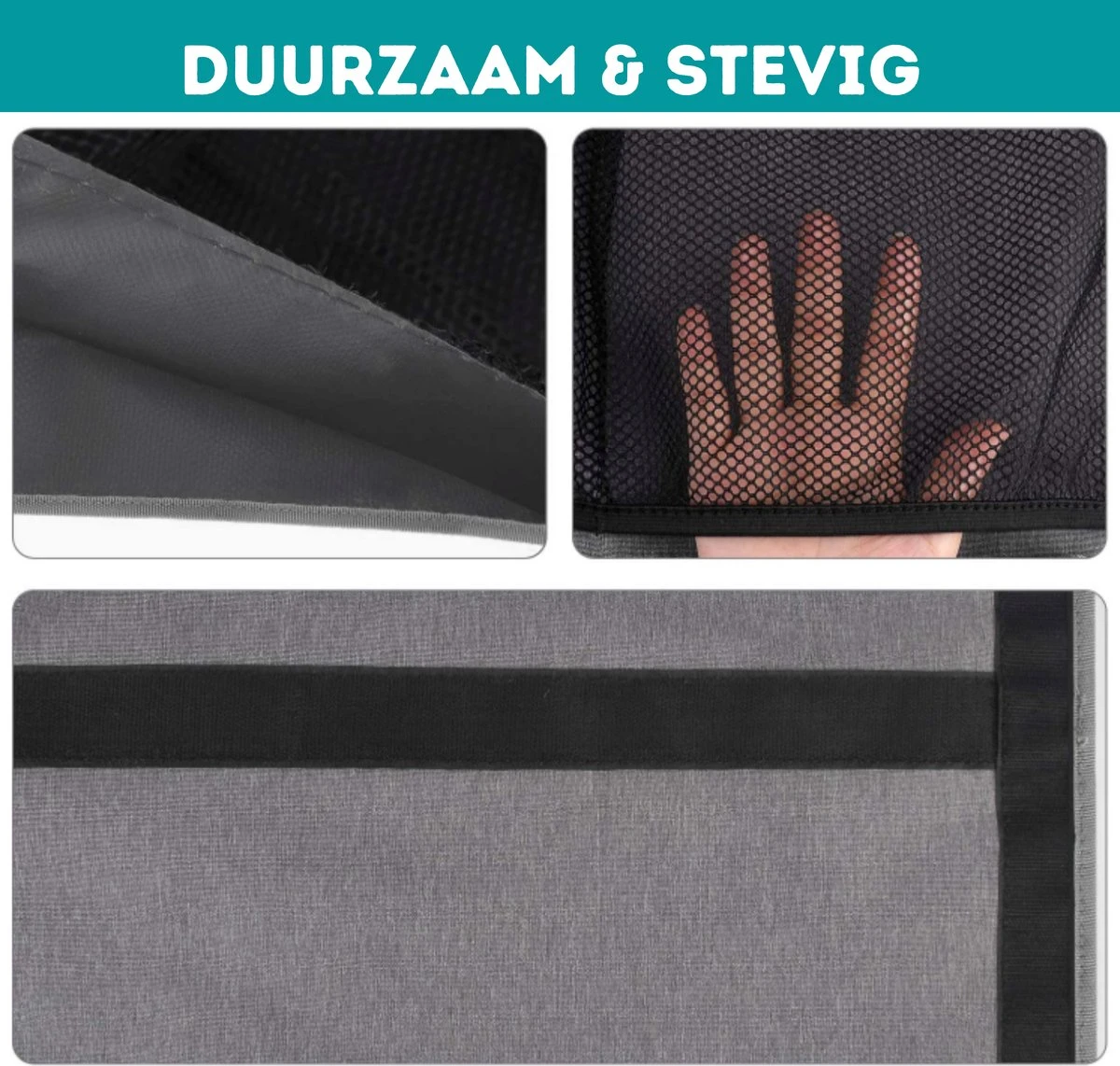 W&Z® Auto Organizer - Autostoel Organizer - Kofferbak Organizer - Grijs - Afbeelding 3