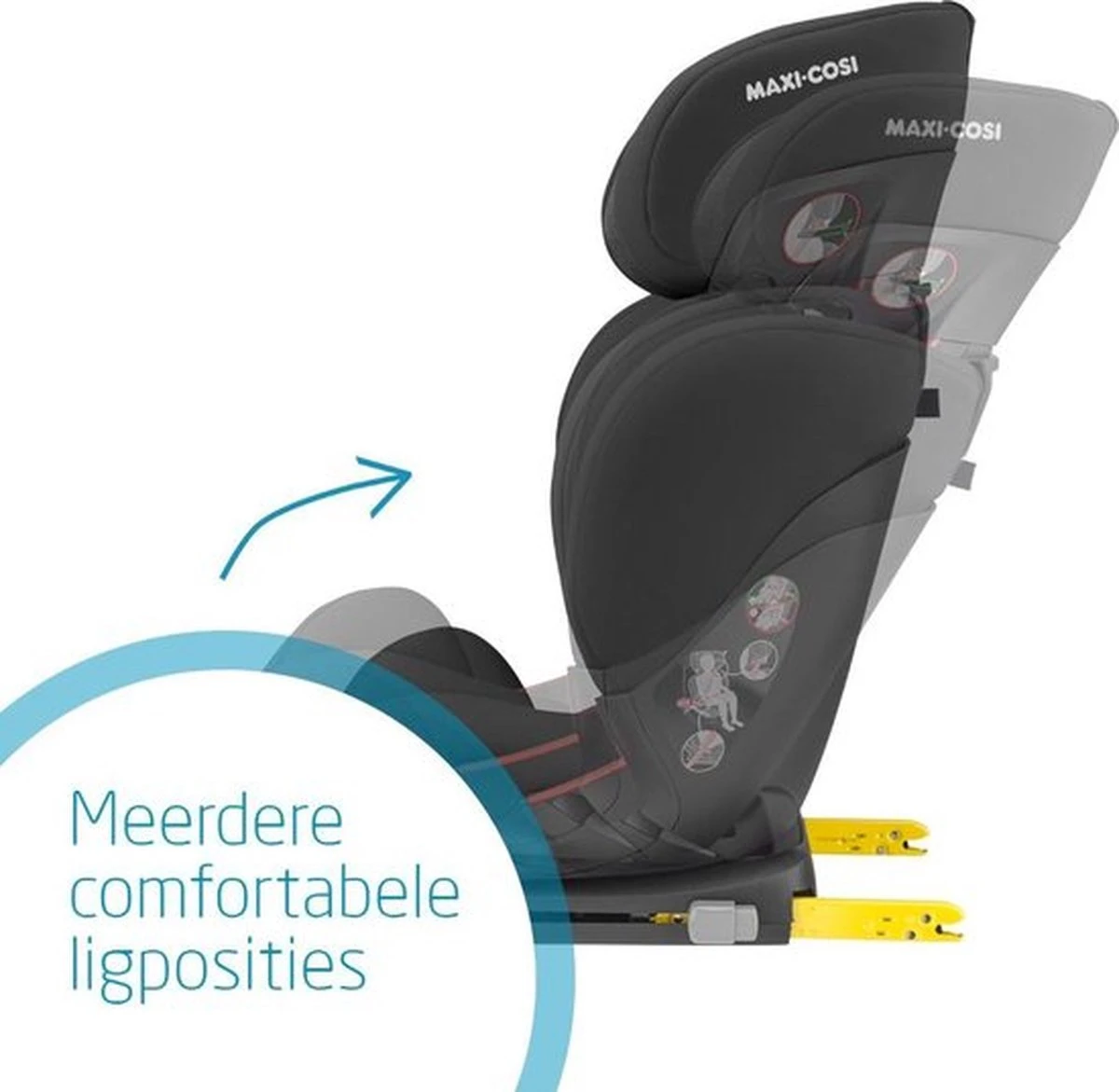 Maxi-Cosi Rodifix AirProtect® Autostoeltje - Authentic Black - Afbeelding 3