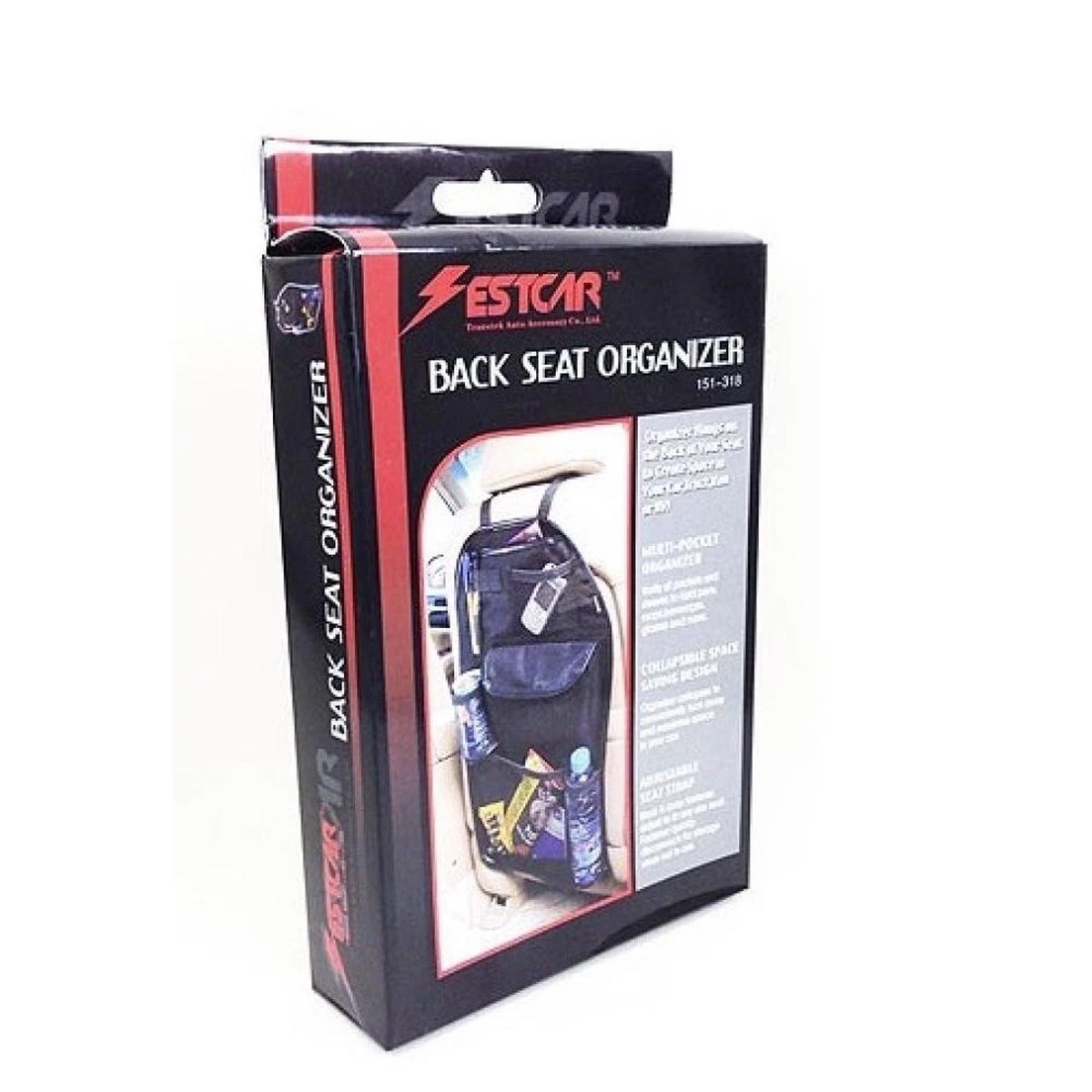 Merkloos Autostoel Organizer - Afbeelding 5