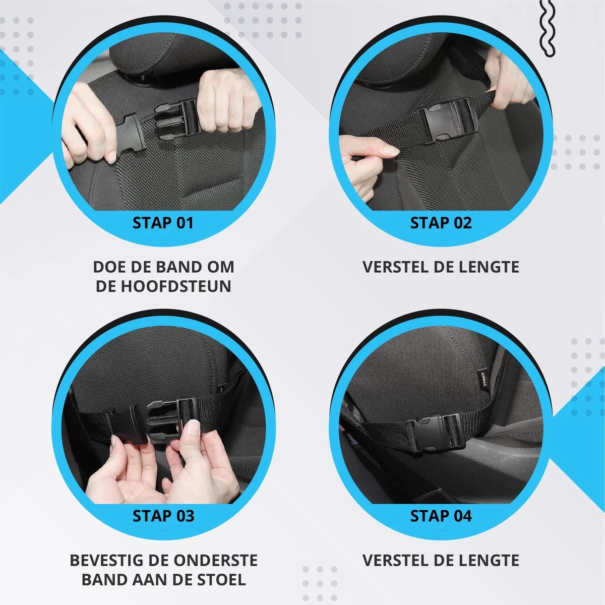 Merkloos Luxe En Stevige Autostoel Organizer Met Tablethouder – Auto Organizer – Auto/Accessoires/Bescherming – 45*65cm – Zwart - 1 Stuk - Afbeelding 7