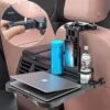 Multifunctionele Auto Tafel Voor Laptop Achterbank Snacks Fast Food Eetbak Drinken Computer Stoel Eettafel Beker Hoofdsteun Houder Klaptafel Stand Voor Telefoon & Tablet IPad