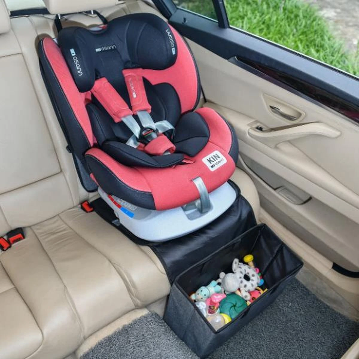 Autostoel Beschermer & Auto Organizer Met Voetensteun - Altabebe - Afbeelding 4