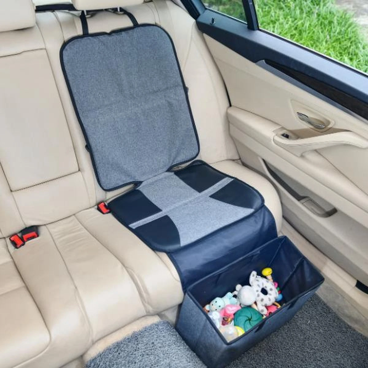 Autostoel Beschermer & Auto Organizer Met Voetensteun - Altabebe - Afbeelding 8