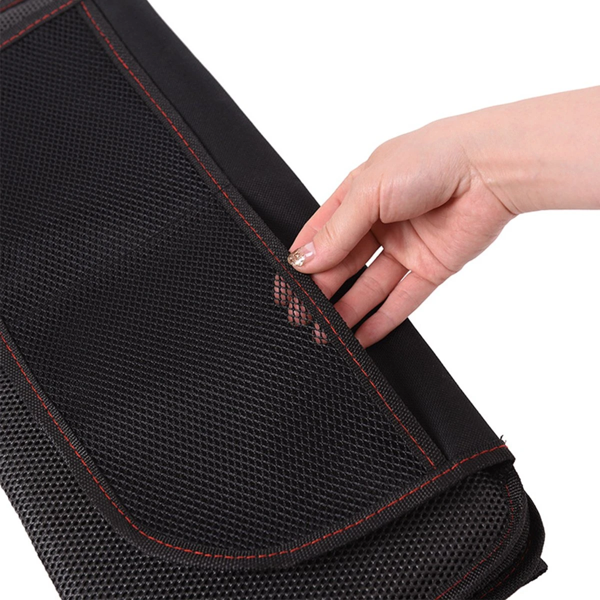 YONO Autostoel Beschermer Met Organizer - Hoes Bekleding Isofix Compatibel - Auto Accessoiers - Rugleuning Bescherming - Zwart - Afbeelding 7