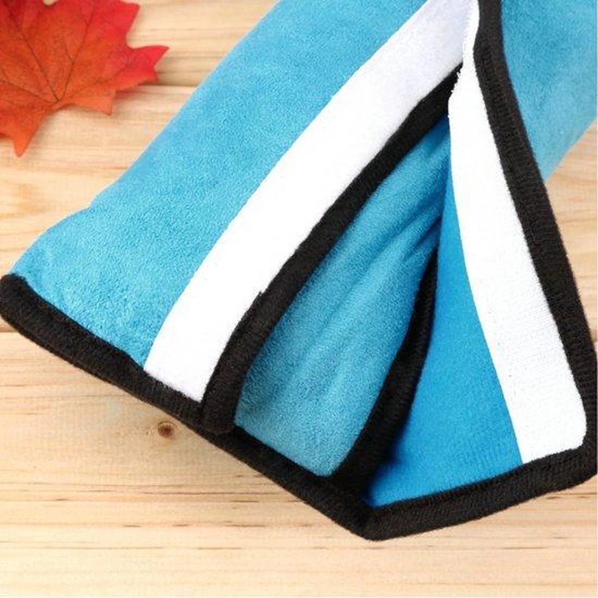 Gordel Beschermer - Gordelkussen - Slaapkussen Kinderen - Nek Kussen - Auto - Auto Reiskussen - Blauw - Afbeelding 3