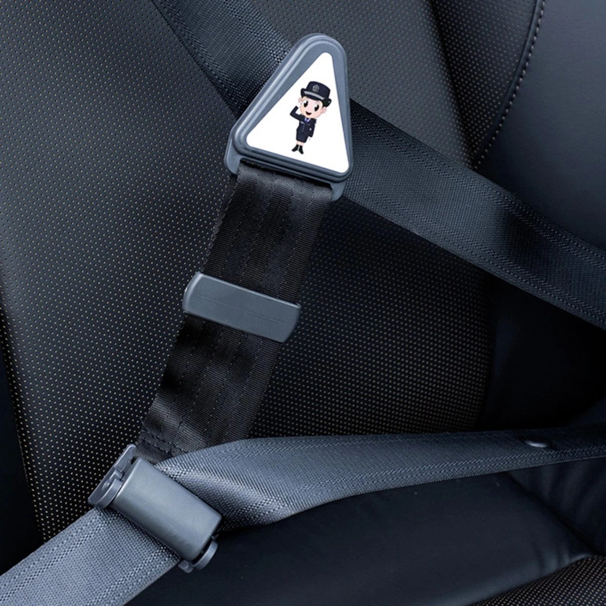 Gordelspanner Voor Kinderen Zwart - Gordelbeschermer Tegen Snijden In De Nek - Gordelclip Gordelversteller Gordelverlenger - Gordelklem Voor Kinderen - Afbeelding 3