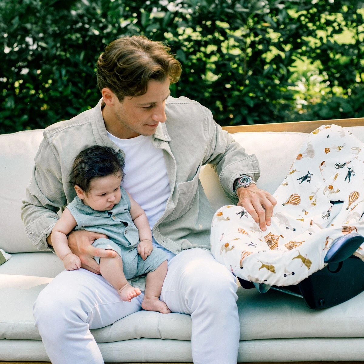 Hoes Zomerhoes Autostoelhoes Voor Maxi-Cosi Cabriofix, Citi En Pebble - Circus - Afbeelding 6