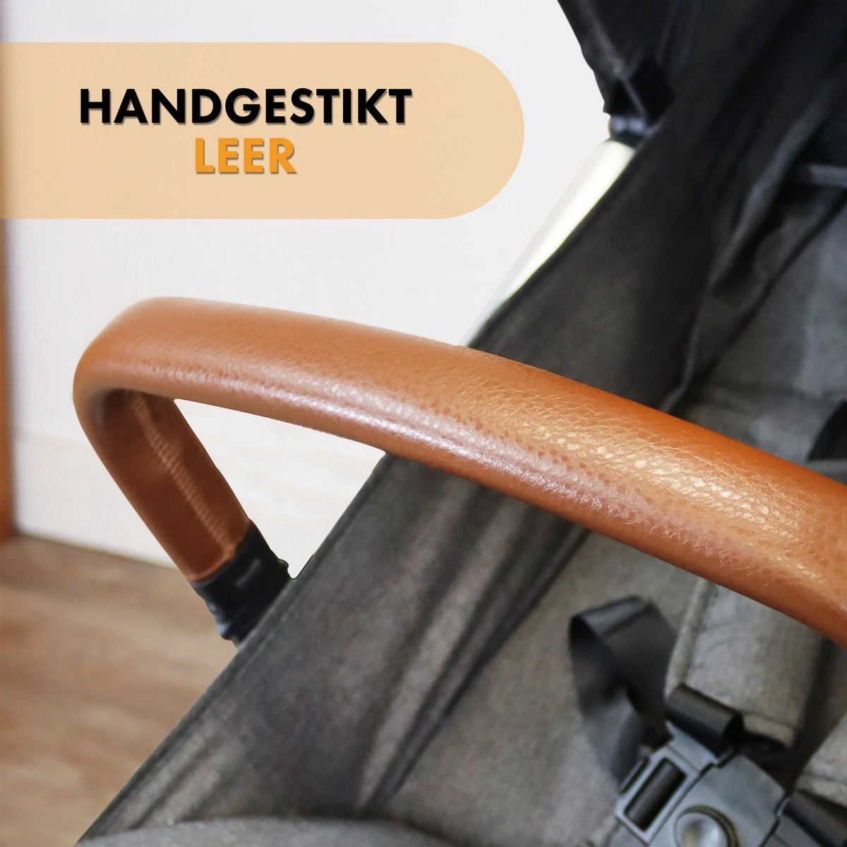 Deryan Rolo Luxe Lichtgewicht Buggy - Grijs - Afbeelding 5