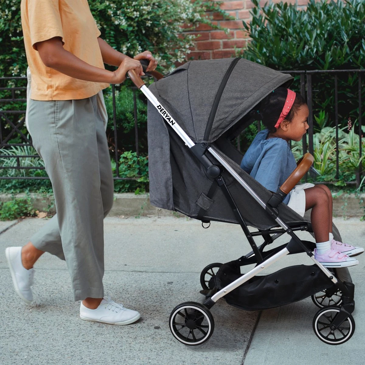 Deryan Rolo Luxe Lichtgewicht Buggy - Grijs - Afbeelding 7