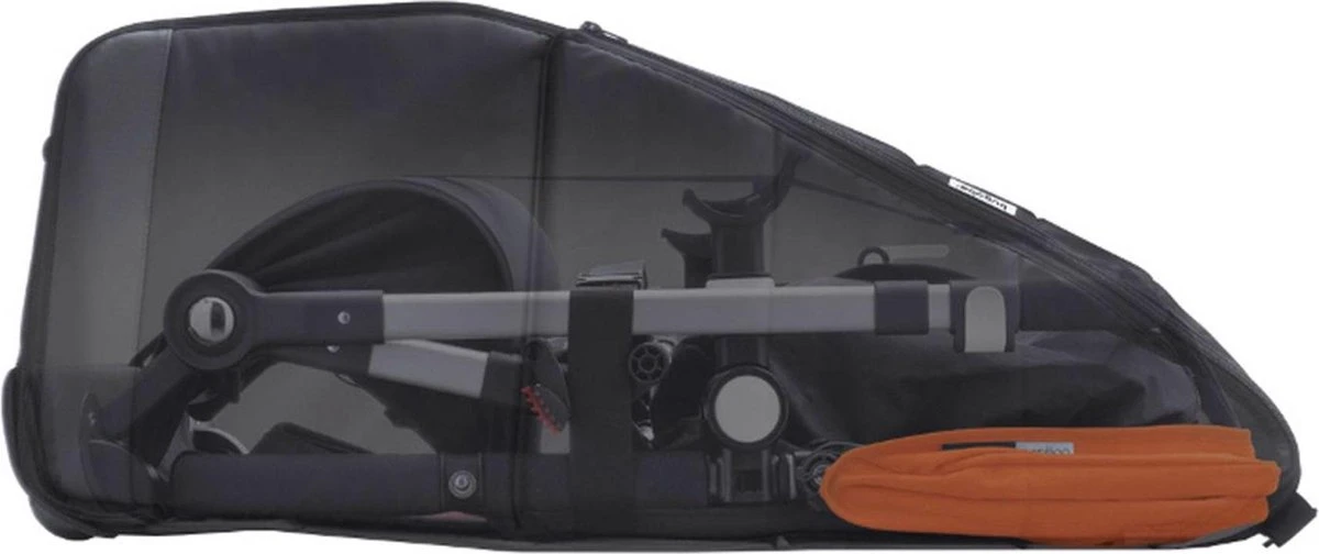Bugaboo Comfort Transporttas - Zwart / Rood - Afbeelding 5