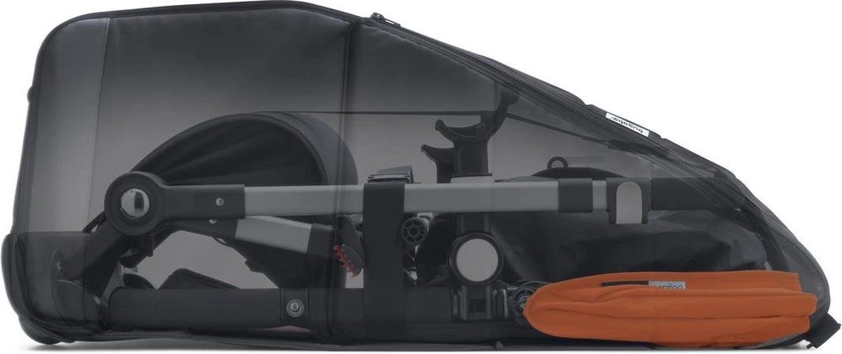 Bugaboo Comfort Transporttas - Zwart / Rood - Afbeelding 12