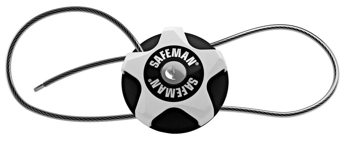 SAFEMAN - Kinderwagen Slot | Mountainbike & Racefiets | Compact & Multifunctioneel | Wit - Afbeelding 3