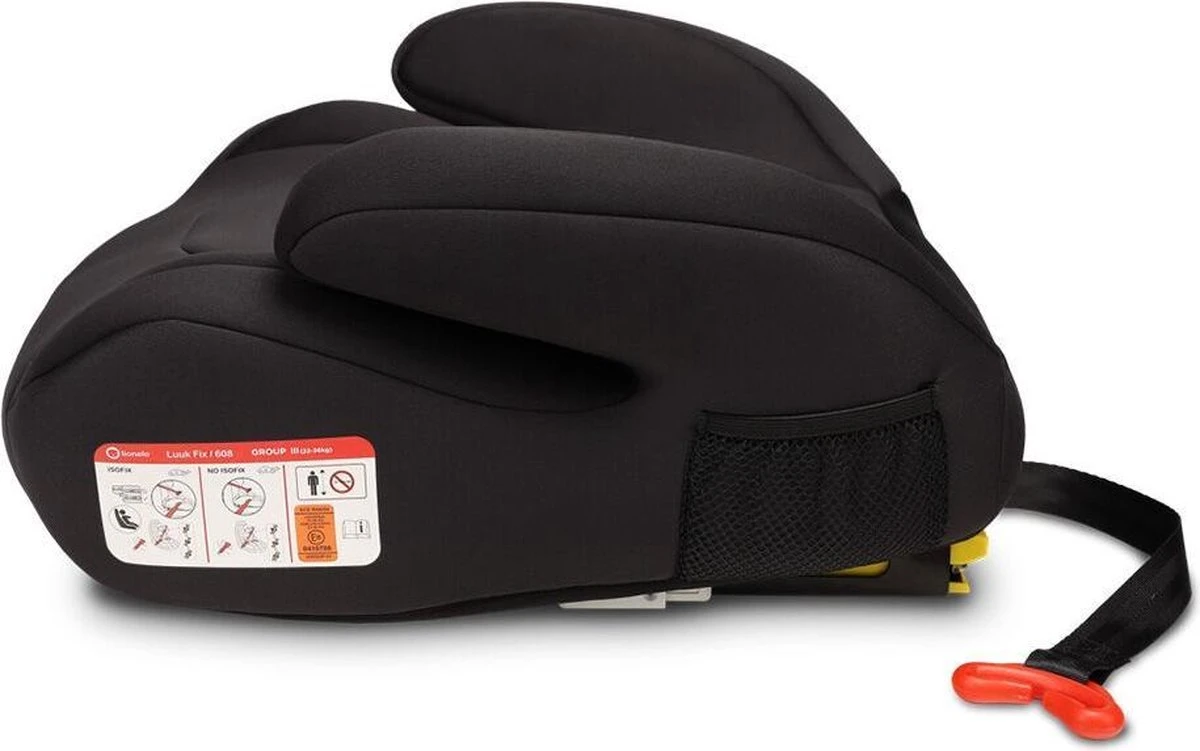 Lionelo Luuk Fix - Autostoeltje - ISOFIX-systeem - Zachte Spons Gebruikt In De Zitting - Extra Bevestigingsriem - Afbeelding 2