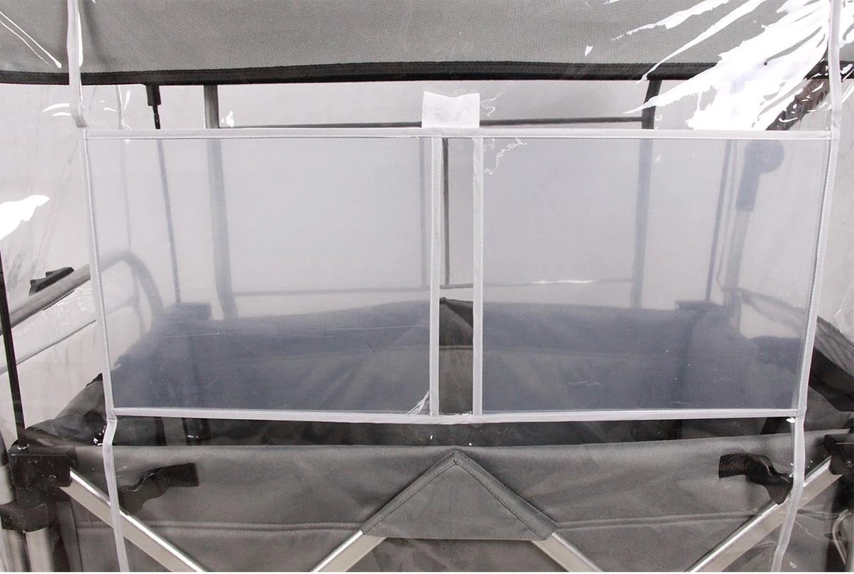 FUXTEC Regenhoes Transparant Voor Bolderkar CTL900 - Afbeelding 6