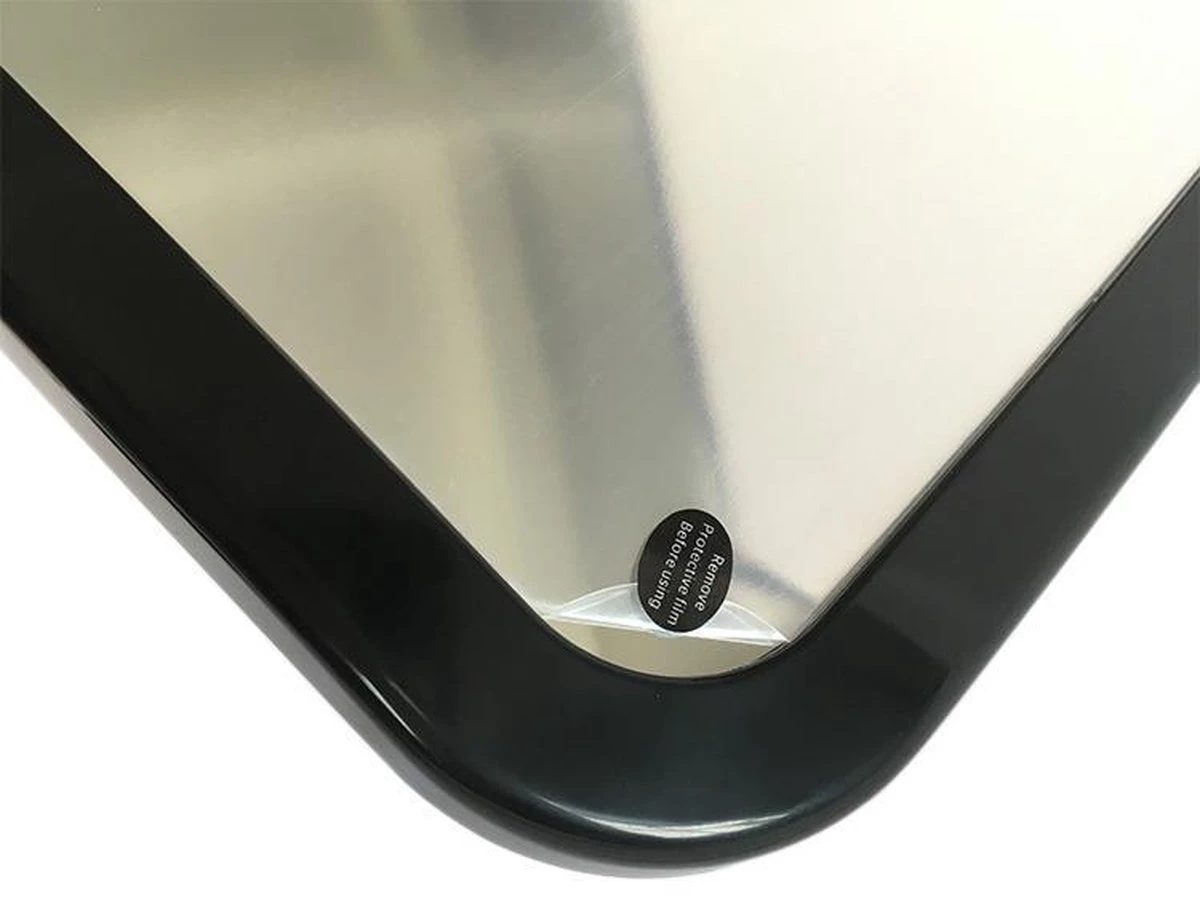 Merkloos Autospiegel Baby - Verstelbare Spiegel Hoofdsteun Autostoel Achterbank - Veiligheidsspiegel - Baby En Kids - 19 X 30cm - 360 Graden Draaibaar - Zwart - Afbeelding 3