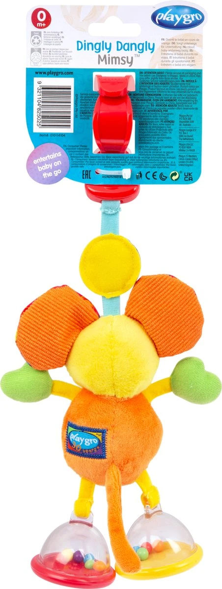Playgro Hangspeeltje Mimsy De Muis - Afbeelding 6