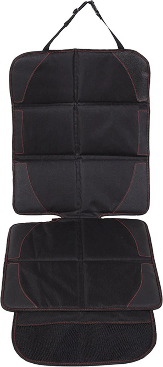 YONO Autostoel Beschermer Met Organizer - Hoes Bekleding Isofix Compatibel - Auto Accessoiers - Rugleuning Bescherming - Zwart