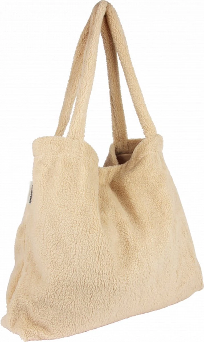 Teddy Tas Beige | Luiertas | Tote Bag | Mom Bag | 30 Liter | 55 X 45 Cm - Afbeelding 2