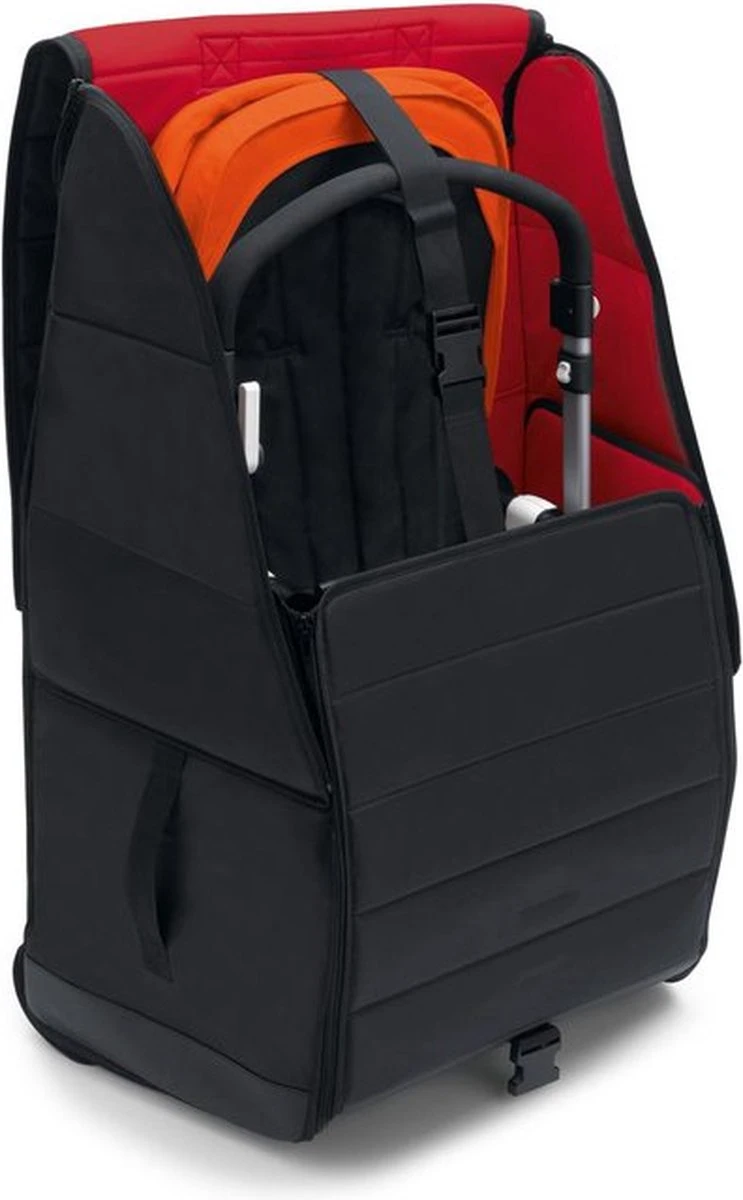 Bugaboo Comfort Transporttas - Zwart / Rood - Afbeelding 2