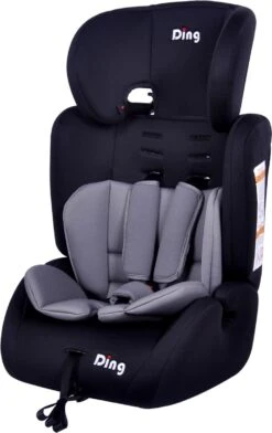 Ding Bas Autostoel - 9 Tot 36 Kg - Grijs - Autostoel Groep 1/2/3