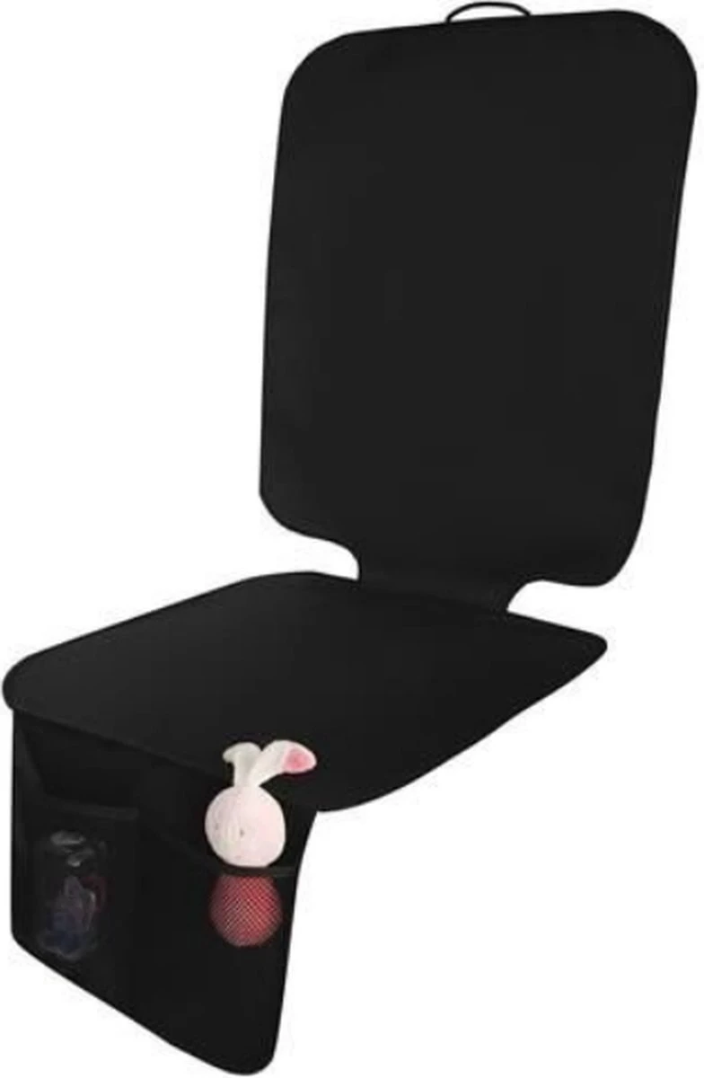 Merkloos Autostoelbeschermer Kinderstoel Maxi-cosi - Autostoelhoes - Autostoelbeschermer - Autostoel Beschermer - Zwart - Afbeelding 4