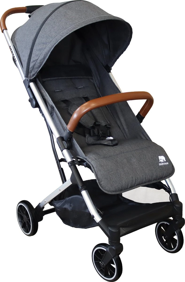 Deryan Rolo Luxe Lichtgewicht Buggy - Grijs - Afbeelding 2