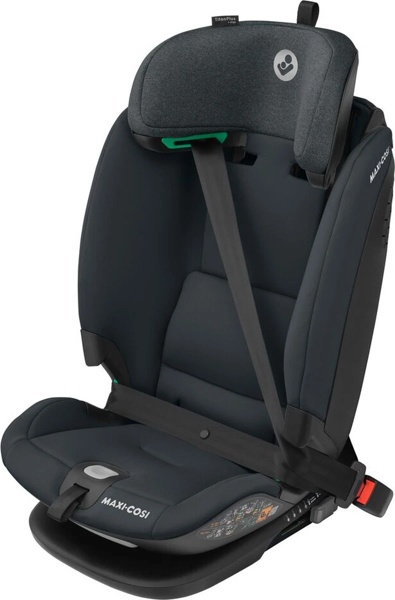 Maxi-Cosi Titan Plus I-Size Autostoeltje - Authentic Graphite - Vanaf Ca. 15 Maanden Tot 12 Jaar - Afbeelding 9