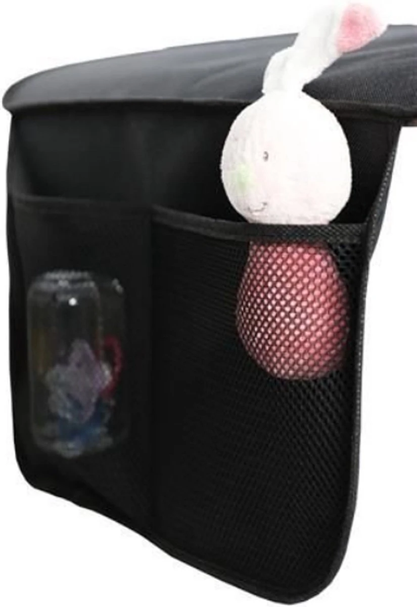 Merkloos Autostoelbeschermer Kinderstoel Maxi-cosi - Autostoelhoes - Autostoelbeschermer - Autostoel Beschermer - Zwart - Afbeelding 7