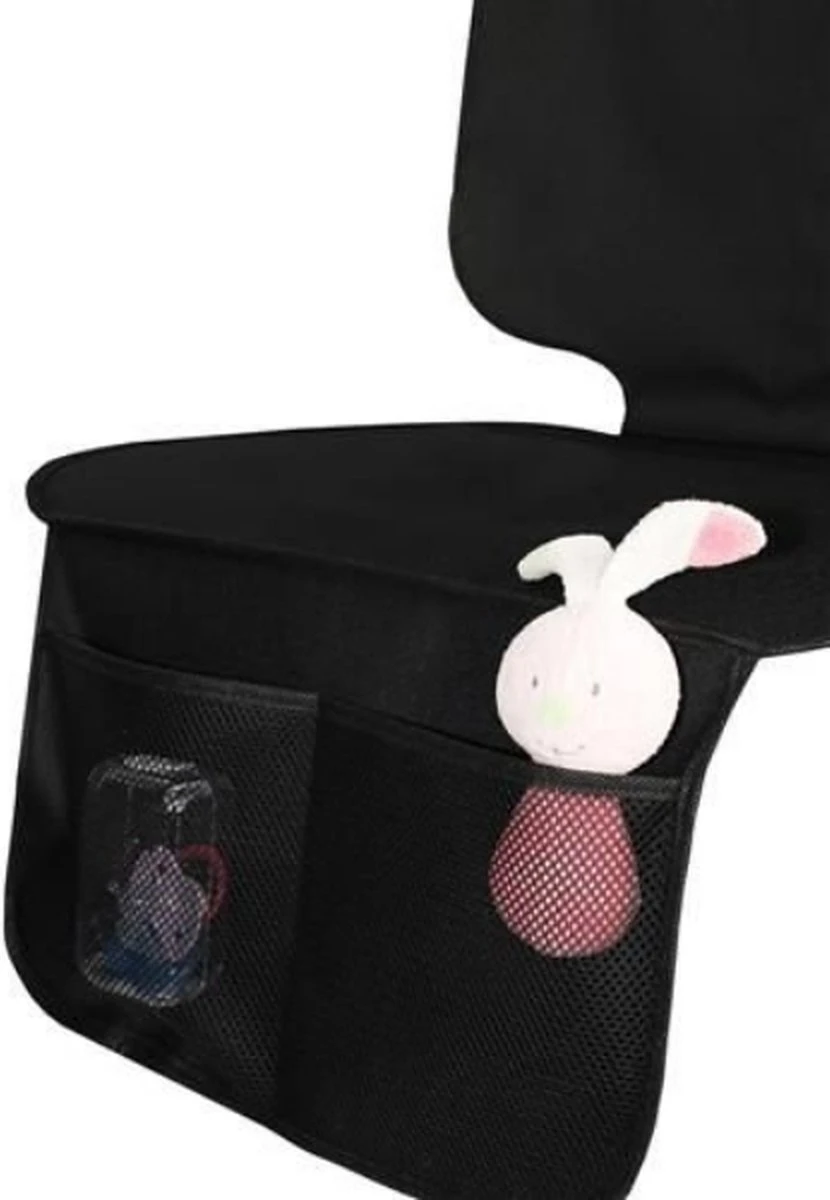 Merkloos Autostoelbeschermer Kinderstoel Maxi-cosi - Autostoelhoes - Autostoelbeschermer - Autostoel Beschermer - Zwart - Afbeelding 6