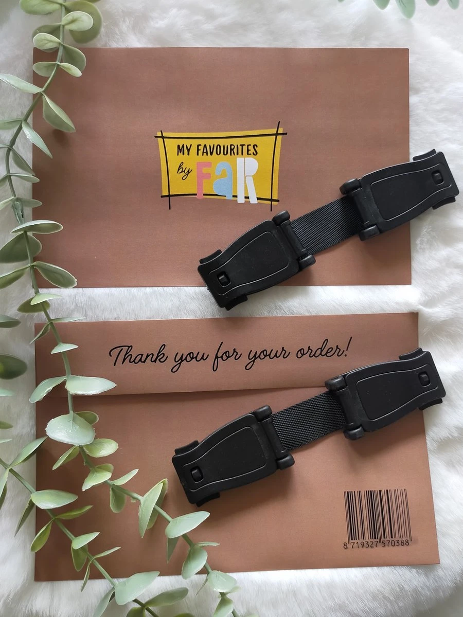 My Favourites By Far®-2 X Gordelclip- Accessoire Voor Auto Kinderstoel-Voorkomt Dat Kind Armen Uit Veiligheidsharnas Kan Halen-Gordelclip Kinderstoel-fietsstoel - Afbeelding 7