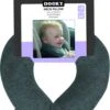 Dooky Neck Pillow Nekkussen Zacht Velours Grijs