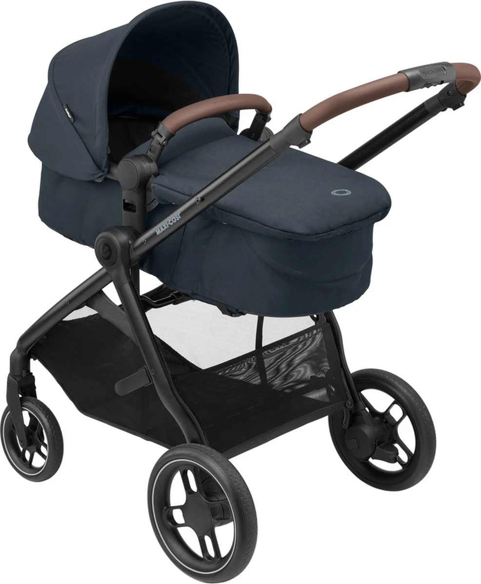 Maxi-Cosi Zelia³ Kinderwagen - Essential Graphite (zwart Frame + Bruin Leer) - Afbeelding 13